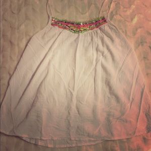 Beaded tank top